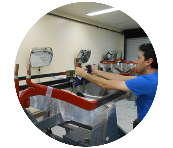 NEC resin rich coils and bars for generator and motor winding applications